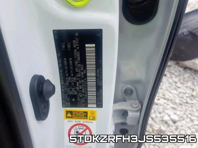 5TDKZRFH3JS535516 фото 2