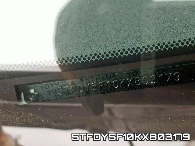 5TFDY5F10KX803179 фото 2