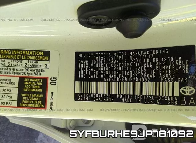 5YFBURHE9JP781092 фото 10