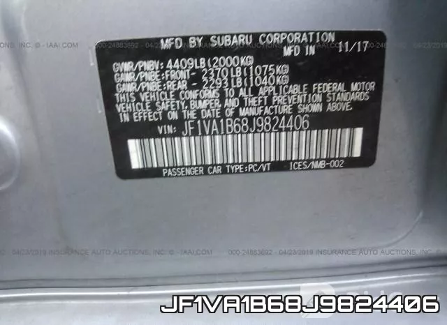 JF1VA1B68J9824406 фото 10