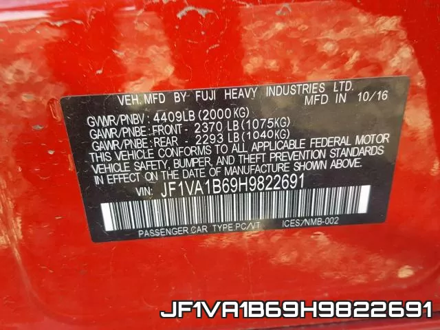 JF1VA1B69H9822691 фото 2