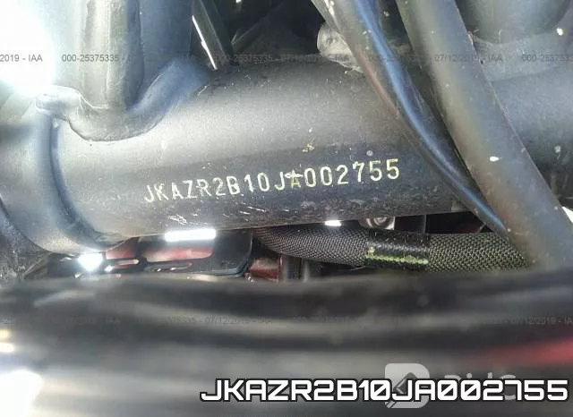 JKAZR2B10JA002755 фото 2