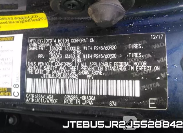 JTEBU5JR2J5528842 фото 10
