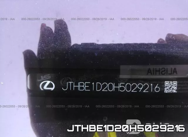 JTHBE1D20H5029216 фото 10
