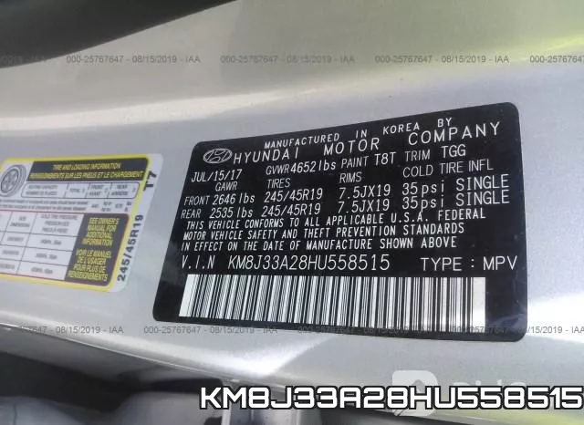 KM8J33A28HU558515 фото 10