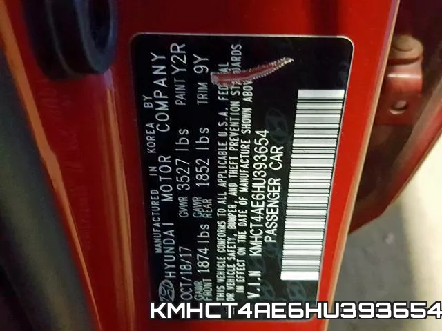 KMHCT4AE6HU393654 фото 2