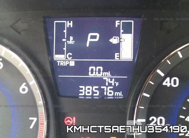 KMHCT5AE7HU354190 фото 8