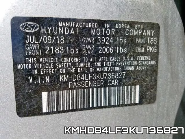 KMHD84LF3KU736827 фото 2