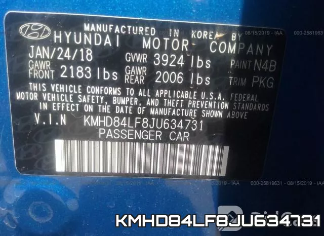 KMHD84LF8JU634731 фото 10