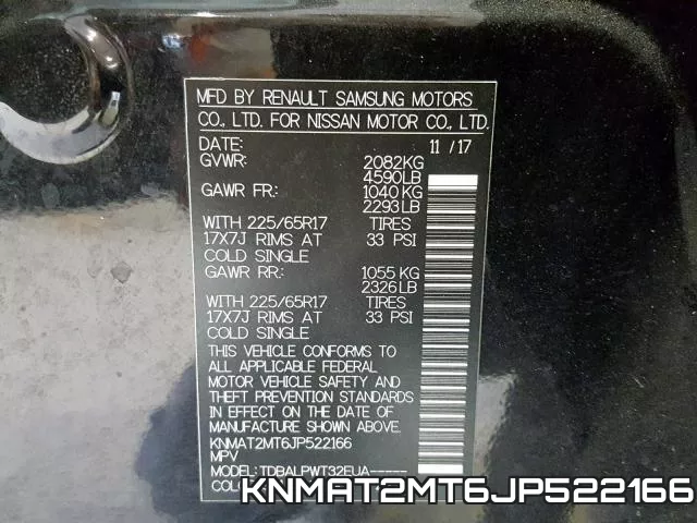 KNMAT2MT6JP522166 фото 2