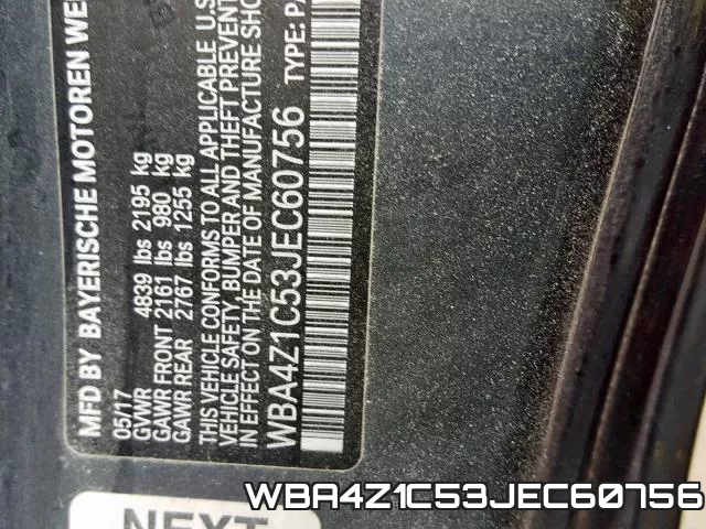 WBA4Z1C53JEC60756 фото 2