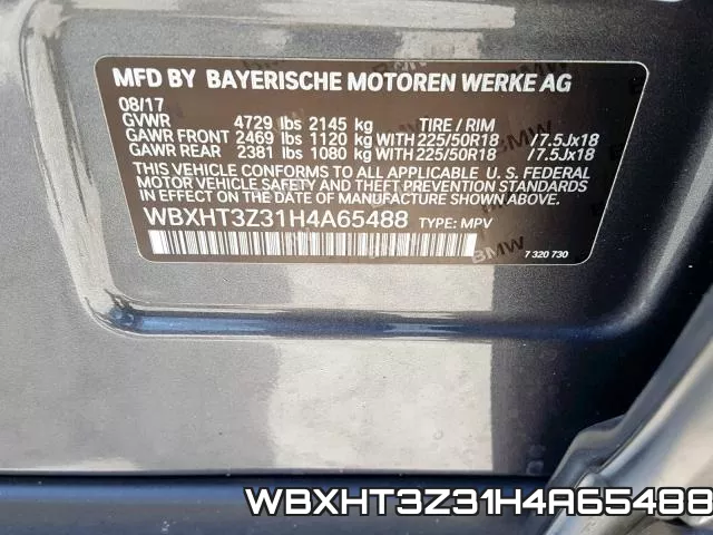 WBXHT3Z31H4A65488 фото 2