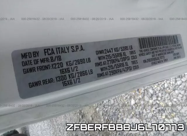 ZFBERFBB8J6L70773 фото 9