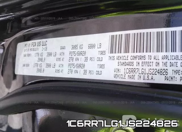 1C6RR7LG1JS224826 фото 9