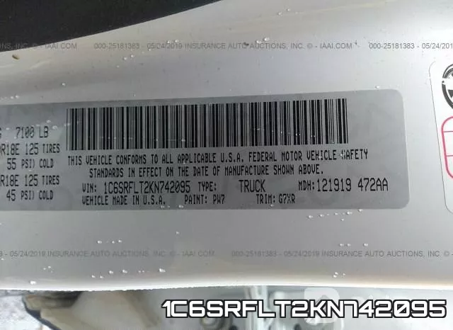 1C6SRFLT2KN742095 фото 10