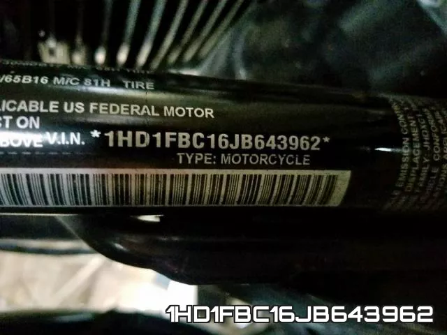 1HD1FBC16JB643962 фото 2