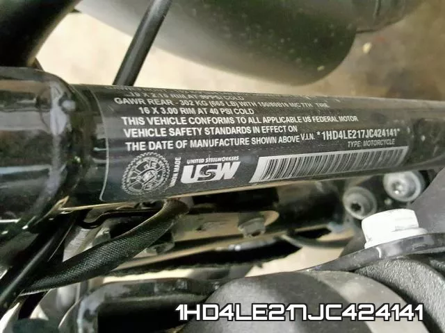 1HD4LE217JC424141 фото 2