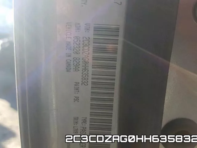 2C3CDZAG0HH635832 фото 2
