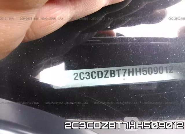 2C3CDZBT7HH509012 фото 10