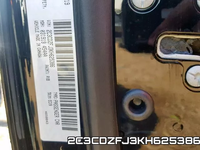 2C3CDZFJ3KH625386 фото 2