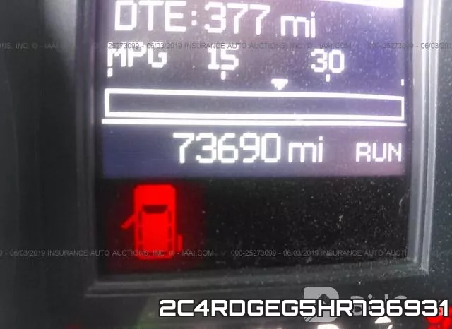 2C4RDGEG5HR736931 фото 8