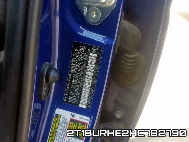2T1BURHE2HC782790 фото 2