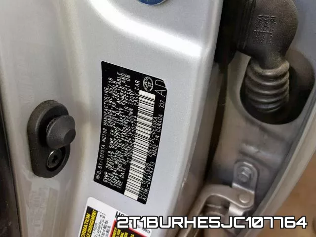 2T1BURHE5JC107764 фото 2