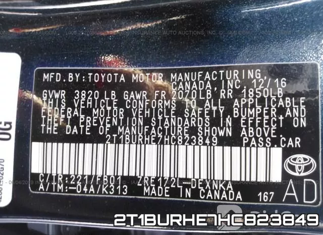 2T1BURHE7HC823849 фото 10