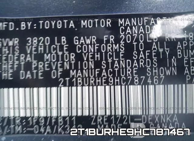2T1BURHE9HC787467 фото 10