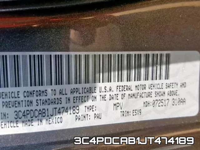 3C4PDCAB1JT474189 фото 2