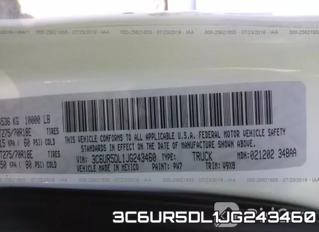 3C6UR5DL1JG243460 фото 10