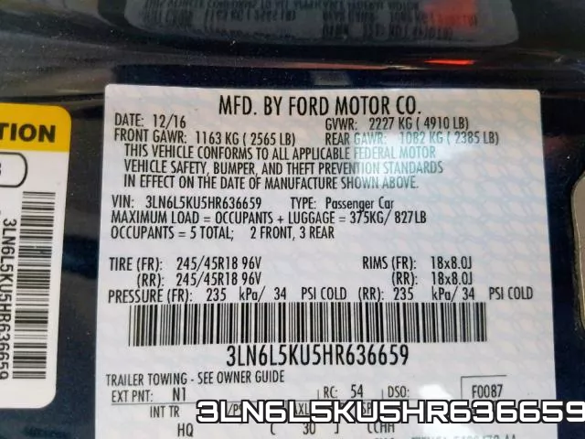 3LN6L5KU5HR636659 фото 2