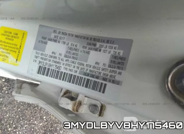 3MYDLBYV8HY175460 фото 10