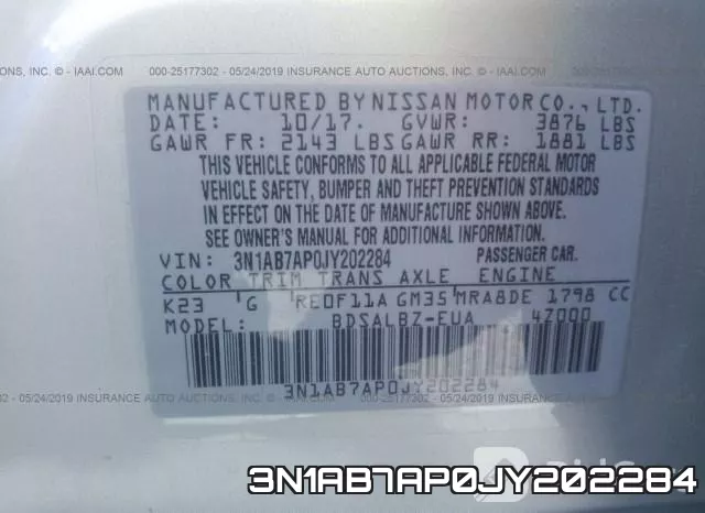 3N1AB7AP0JY202284 фото 10
