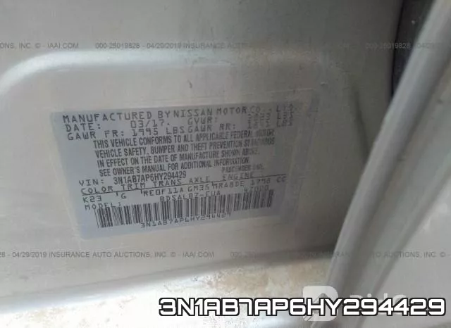 3N1AB7AP6HY294429 фото 10