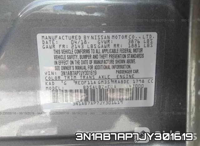 3N1AB7AP7JY301619 фото 10