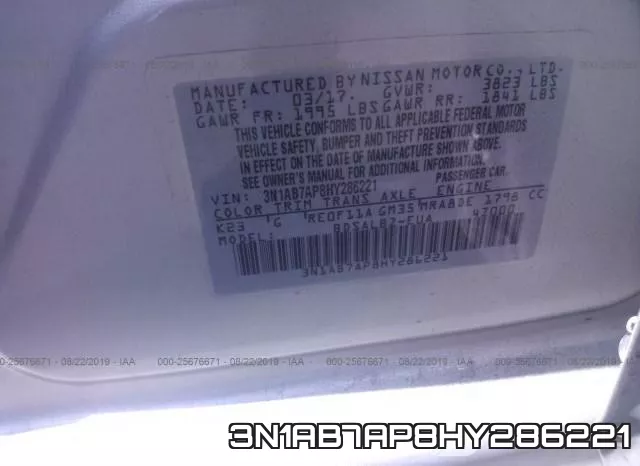 3N1AB7AP8HY286221 фото 10