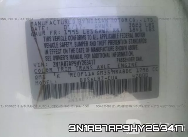 3N1AB7AP9HY263417 фото 10
