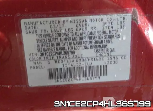 3N1CE2CP4HL365799 фото 10