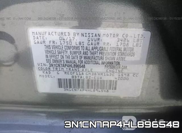 3N1CN7AP4HL896548 фото 10