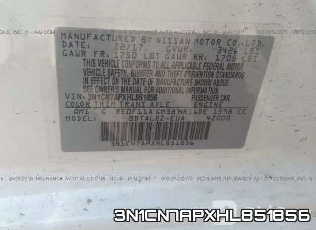 3N1CN7APXHL851856 фото 10