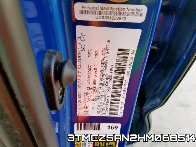 3TMCZ5AN2HM068514 фото 2