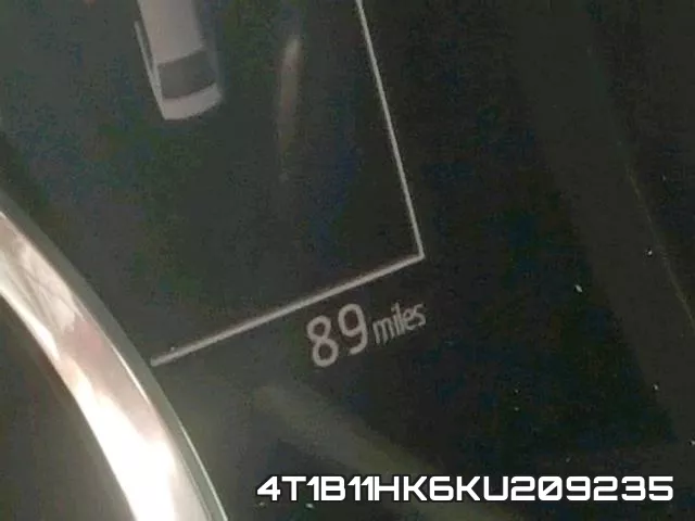 4T1B11HK6KU209235 фото 9