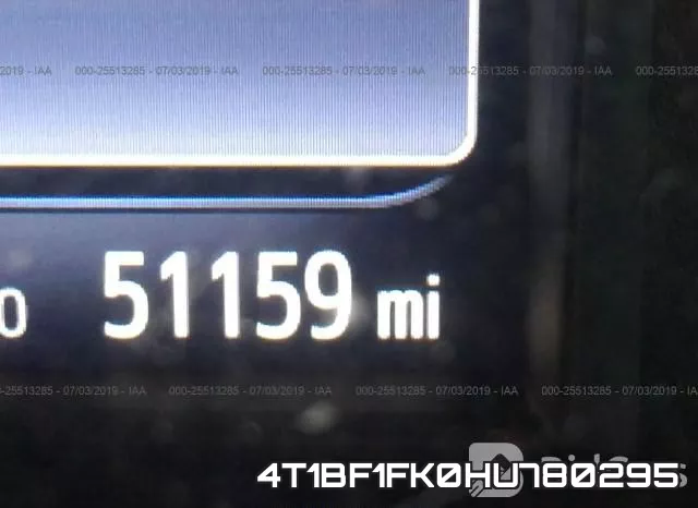 4T1BF1FK0HU780295 фото 8