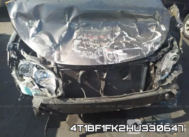 4T1BF1FK2HU330647 фото 7