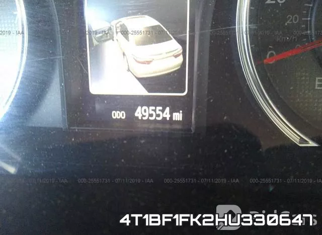 4T1BF1FK2HU330647 фото 8