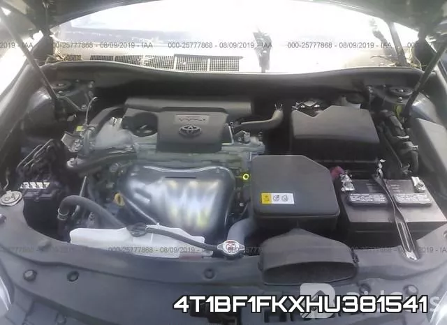 4T1BF1FKXHU381541 фото 2