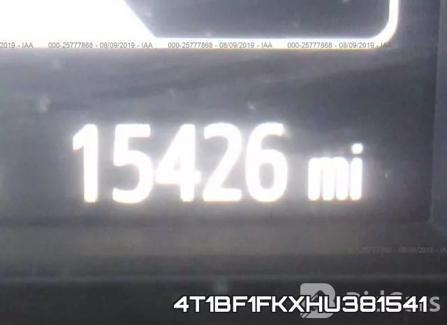 4T1BF1FKXHU381541 фото 8