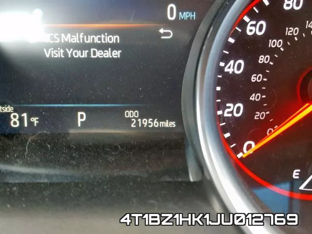 4T1BZ1HK1JU012769 фото 9