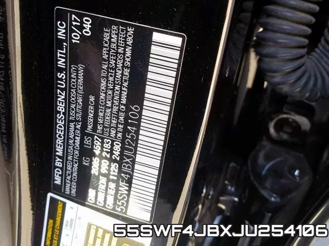 55SWF4JBXJU254106 фото 2